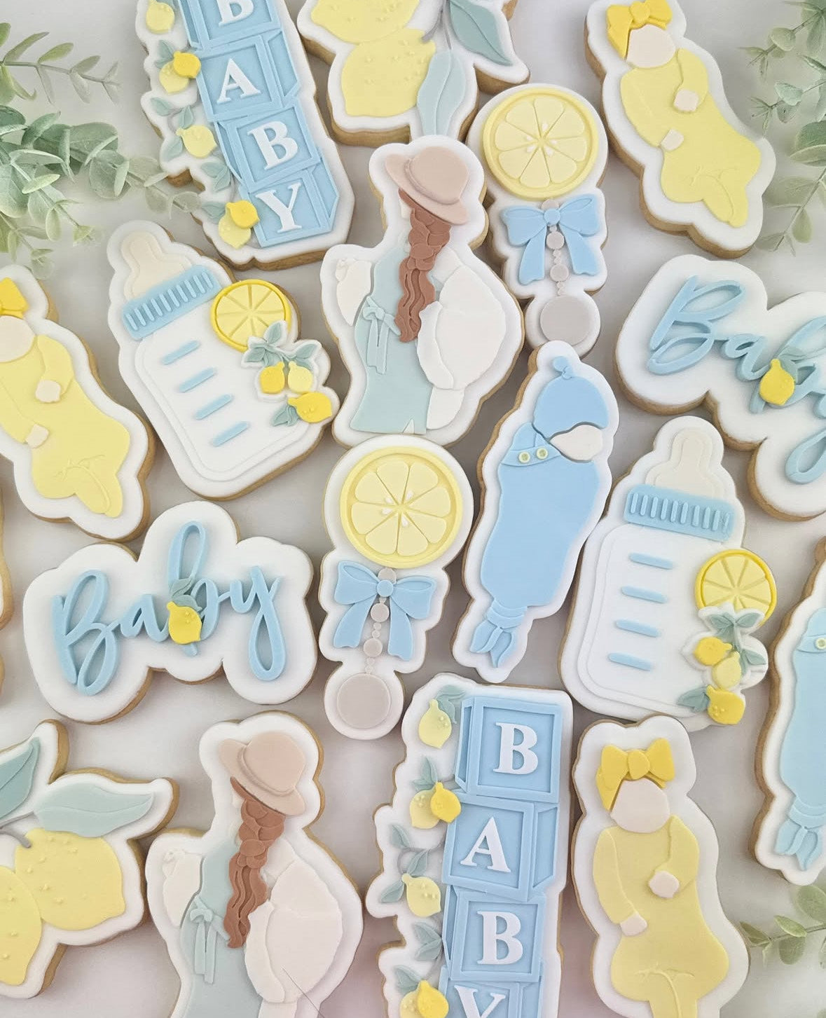 Amalfi Baby Shower - Pack of 15 cookies