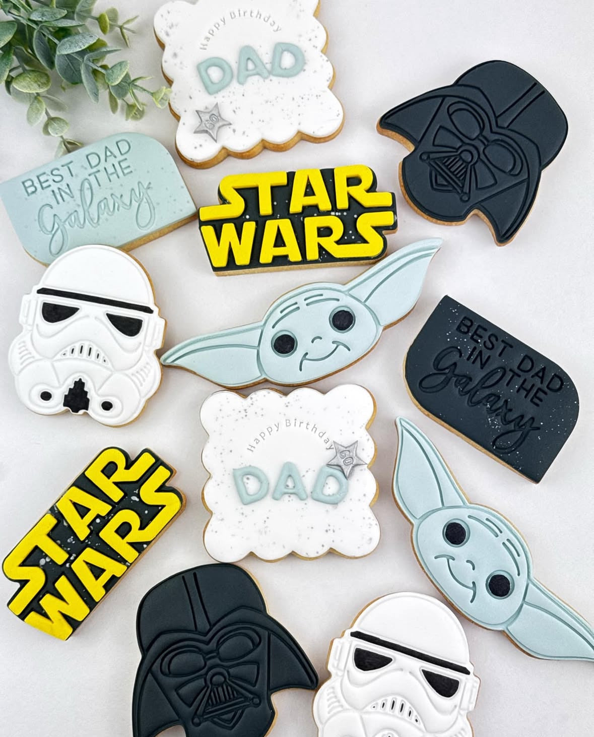 Star Wars Birthday Dad- Pack of 15 Cookies