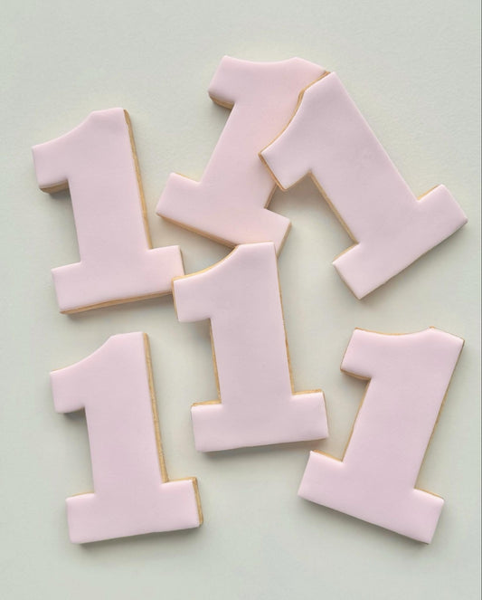 Number Cookie - Pack of 15 Cookies