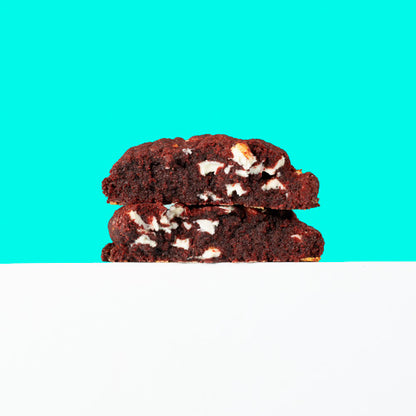 NY Style Red Velvet & White Chocolate Chunky Cookies
