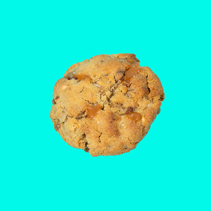NY Style Salted Caramel Chunky Cookies